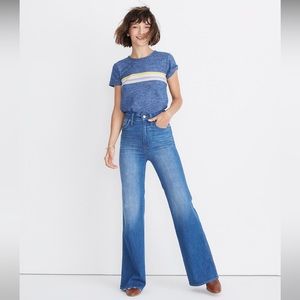 Madewell 11 inch high rise flare 26